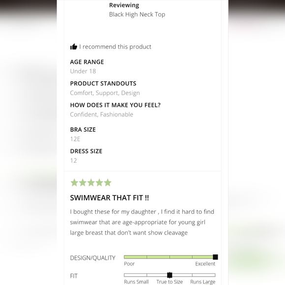 Lilly and Lime high neck top Like new condition (medium D/E) 34E - Picture 11 of 14